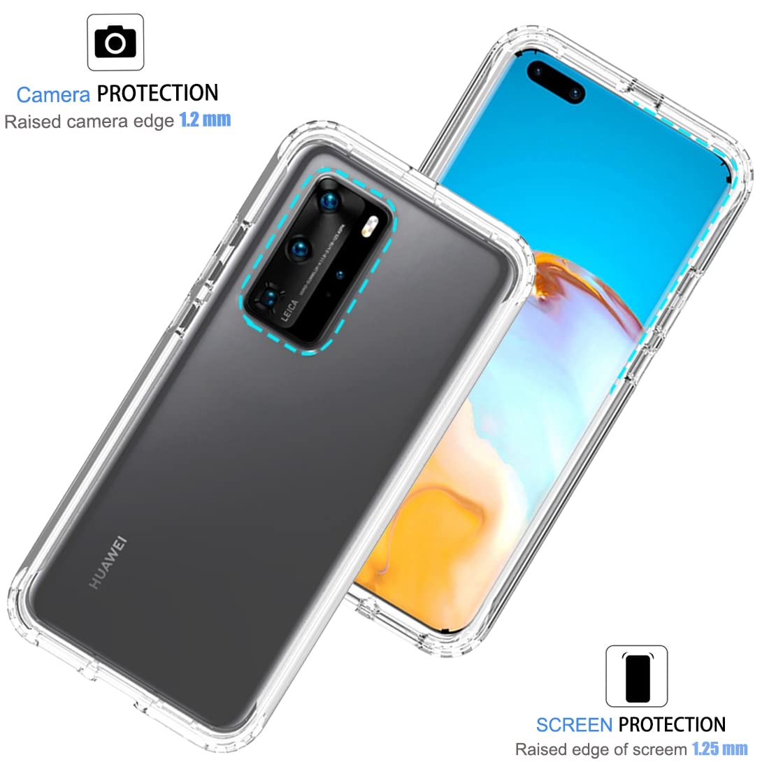 Tothedu Phone Case for Huawei P40 Pro Case, ELS-N04 ELS-NX9 Tothedu Phone Case for Huawei P40 Pro Case, ELS-N04 ELS-NX9